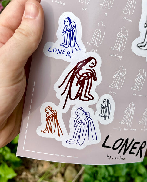 Sticker Sheet w/ Score: Loner